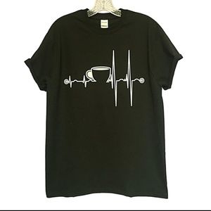 Coffee Heartbeat Tshirt